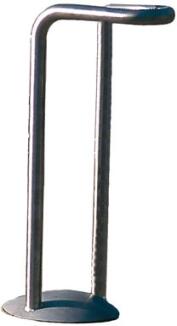 Einzelparker/Fahrradständer 'Vesta' aus Edelstahl, zum Einbetonieren