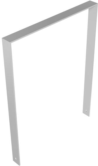 Anlehnbügel/Absperrbügel ′Frankonia′ 80 x 10 mm aus Stahl, Höhe 850 mm, zum Einbetonieren -