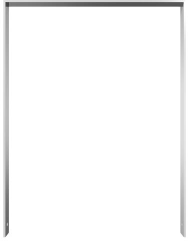 Anlehnbügel/Absperrbügel ′Frankonia′ 80 x 10 mm aus Stahl, Höhe 850 mm, zum Einbetonieren -