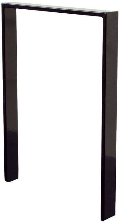 Anlehnbügel/Absperrbügel ′Apelland′ 80 x 12 mm aus Stahl, Höhe 800 mm, zum Einbetonieren -