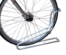 Einzelparker / Fahrradständer -Bristol-, zur Wandbefestigung 90°, Reifenbreite bis 53 mm