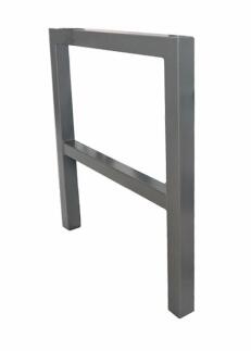 Modellbeispiel: Anlehnbügel -Spiekeroog- mit Querholm, zum Einbetonieren, beschichtet DB 703 (Art.