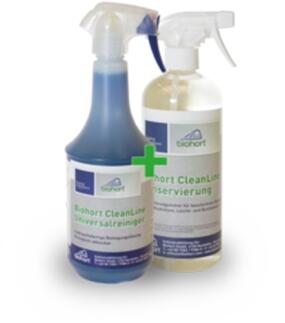 Modellbeispiel: CleanLine Universalreiniger & CleanLine Konservierung