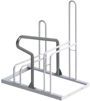 Fahrradständer Anlehnparker 'B-Bike', einseitige oder zweiseitige Radeinstellung