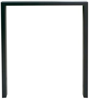 Anlehnbügel/Absperrbügel 'Spiekeroog' 60 x 40 mm aus Stahl, Höhe 800 mm, zum Einbetonieren