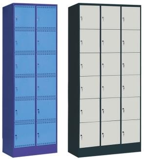 Ladestation 'Strength I' für E-Bikes und Pedelecs, 12 oder 18 Fächer, versch. Farben