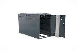 BikeBox 1 G, Flachdach, aus Stahlblech, modulare Bauweise