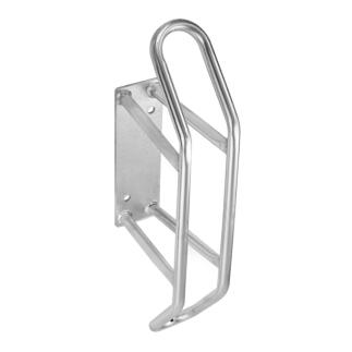 Fahrradständer WANDPARKER gerade, bis 60 mm Reifenbreite, einseitiges Einstellen, Stahl,
