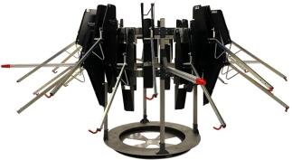 Fahrradkarussell 'VelowUp 4.0', für 12, 16 oder 20 Fahrräder, 360° routierend, platzsparend