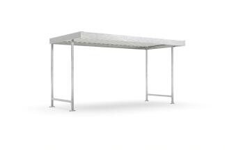 Modellbeispiel: Überdachungssystem -Leipzig L14-, einseitig - in verzinkter Ausführung - ohne Rück- 