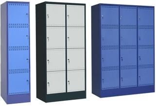 Ladestation 'Strength II' für E-Bikes und Pedelecs, 8 oder 12 Fächer, versch. Farben