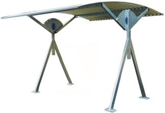 Modellbeispiel: Überdachung -Slew- schwenkbar (Art. 24217)