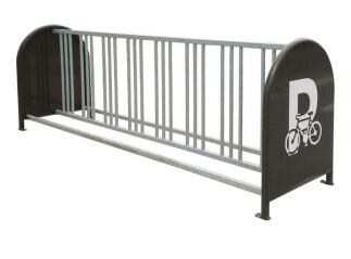 Fahrradständer 'Steady' aus Stahl, zweiseitige Radeinstellung 90°