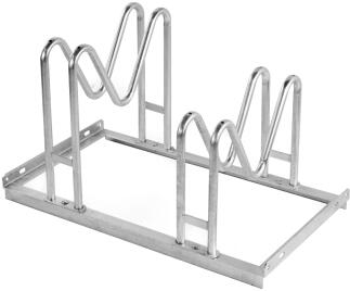 Fahrradständer MAGNIS, bis 64 mm Reifenbreite, ein- oder zweiseitiges Einstellen, Stahl,