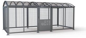 Fahrradüberdachung 'Salix Safe XL' abschließbar