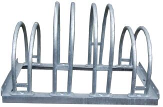 Fahrradständer Bogenparker Typ 5000, zweiseitige Radeinstellung 90°