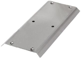 Adapterplatte für Reihenanlehnbügel 'Kalchas' aus Edelstahl