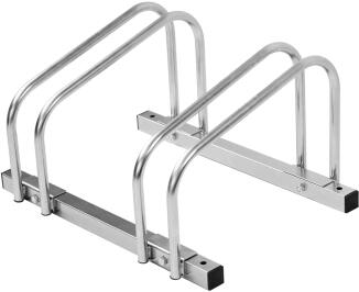 Fahrradständer BASIC, bis 55 mm Reifenbreite, einseitiges Einstellen, Stahl, galvanisch verzinkt