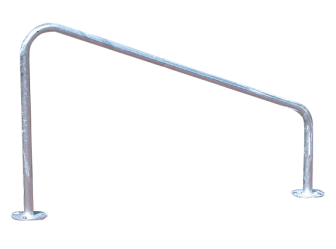 Anlehnbügel -Remscheid- ø 42 mm aus Stahl, Höhe 800 mm