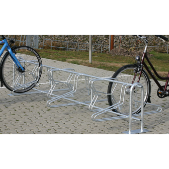 Fahrradklemme / Fahrradständer -Bern-, zweiseit. Radeinstellung, 90°, für Boden- u. Wandbefestigung