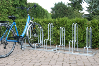 Anwendungsbeispiel: Fahrradständer Standparker Typ 4000 (Art. 4056)