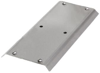 Adapterplatte für Reihenanlehnbügel 'Kalchas' aus Edelstahl