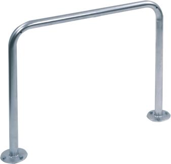 Anlehnbügel/Absperrbügel 'Typ 9100' Ø 48 mm aus Stahl, Höhe 800 mm