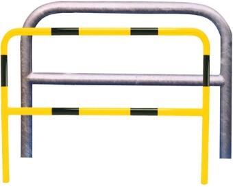 Anlehnbügel/Absperrbügel Sylt Ø 48 mm aus Stahl, zum Einbetonieren, mit Querholm, ohne Farbe,