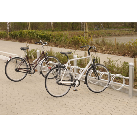 Fahrradklemme / Fahrradständer -Rhodos-, zweiseitige Radeinstellung 45°