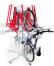 Anwendungsbeispiel: Gasfedermechanik löst aus und zieht Fahrrad in hängende Position