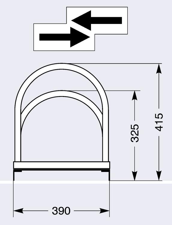 Technische Ansicht: Seitenansicht