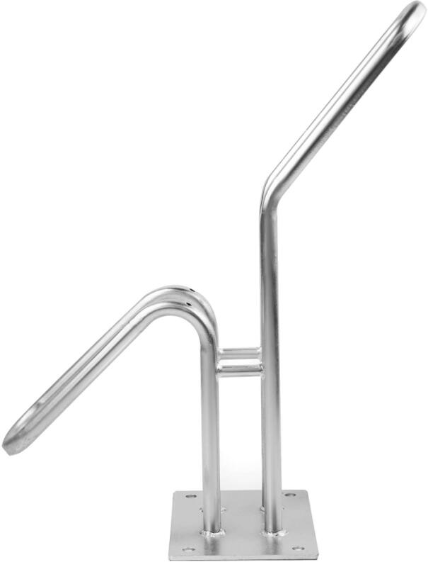 Fahrradständer VARIO, bis 64 mm Reifenbreite, einseitiges Einstellen, Stahl, feuerverzinkt