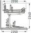 Technische Ansicht: Maße Doppelstockparker ′Lindau Profi′