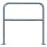 Anlehnbügel/Absperrbügel ′Sylt′ ø 48 mm aus Stahl, zum Aufdübeln, Höhe 1000 mm, gelb/schwarz oder