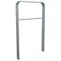 Anlehnbügel/Absperrbügel ′Wangerooge′ 80 x 12 mm aus Stahl, mit Querholm, zum Einbetonieren