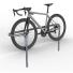 Anlehnbügel/Einzelparker ′Föhr′ ø 42 mm aus Stahl, Höhe über Flur 450 mm, zum Einbetonieren