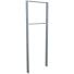 Anlehnbügel/Absperrbügel ′Apelland′ 50 x 12 mm, Stahl, Höhe 800 mm, mit Querholm, zum Einbetonieren