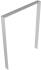 Anlehnbügel/Absperrbügel ′Frankonia′ 80 x 10 mm aus Stahl, Höhe 850 mm, zum Einbetonieren -