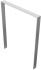 Anlehnbügel/Absperrbügel ′Frankonia′ 80 x 10 mm aus Stahl, Höhe 850 mm, zum Einbetonieren -