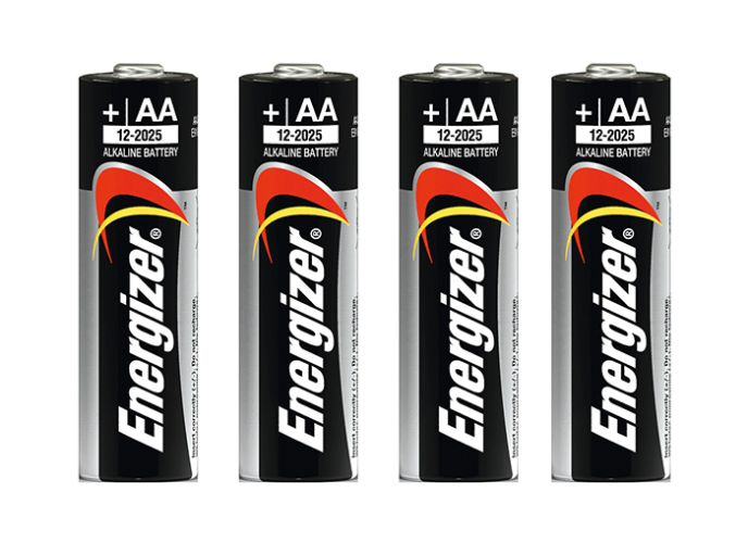 Energizer Alkaline Batterie, AA / Mignon, 1,5 V, VPE 4 Stk.