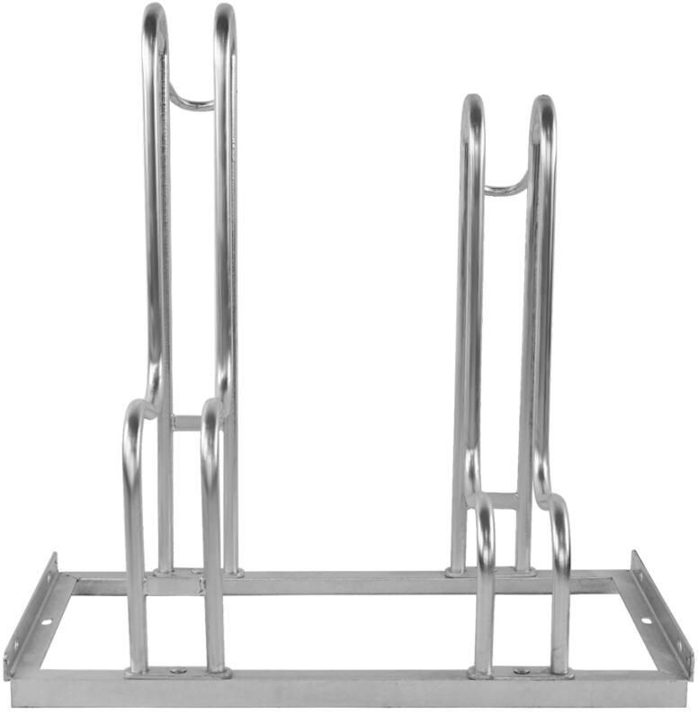 Fahrradständer HELIOS, bis 64 mm Reifenbreite, einseitiges Einstellen, Stahl, feuerverzinkt