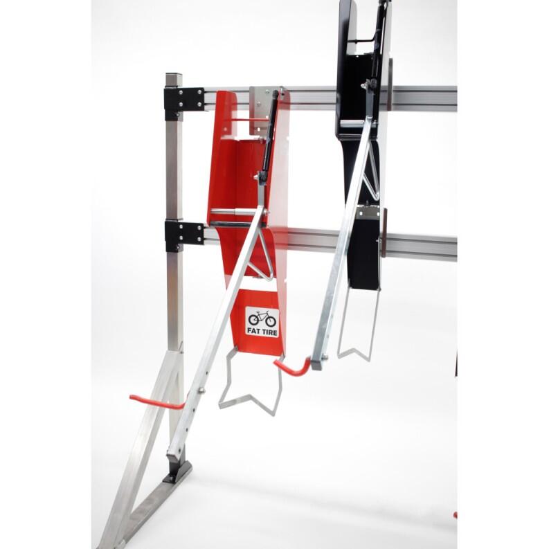 Fahrradlift ′VelowUp 4.0 Fatbike′ platzsparend, schwenkbar, für Fatbikes und Off-Road-Bikes,