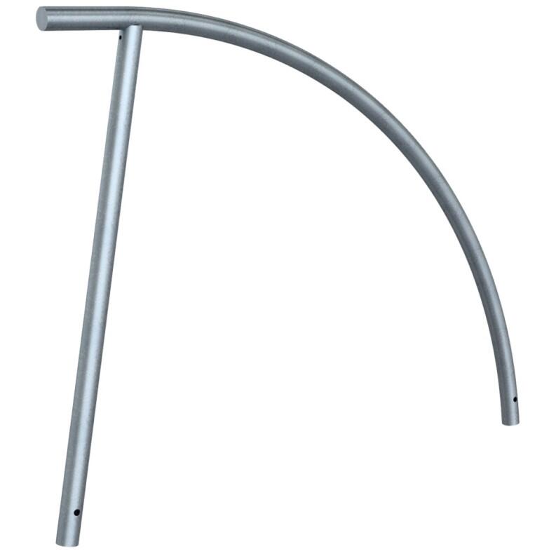 Anlehnbügel ′Juist′ ø 48 mm aus Stahl, Höhe 850 mm