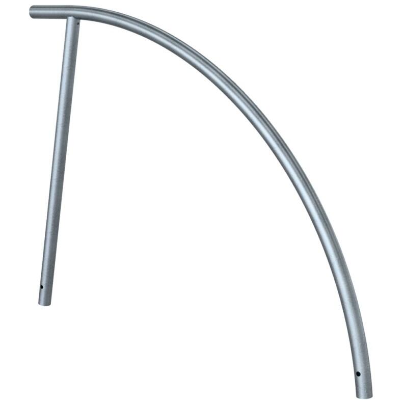 Anlehnbügel ′Juist′ ø 48 mm aus Stahl, Höhe 850 mm