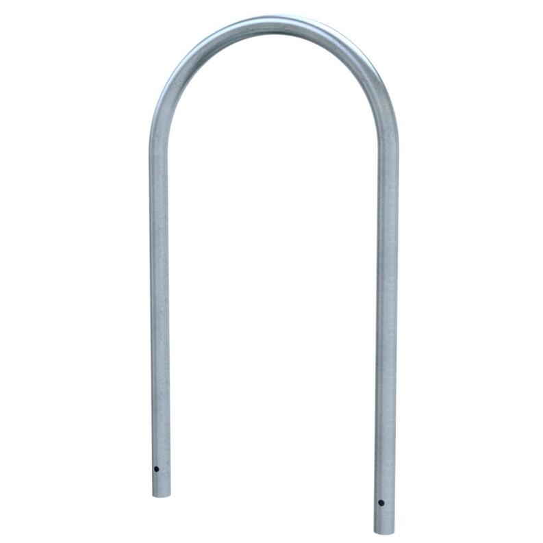 Anlehnbügel/Absperrbügel ′Rügen′ ø 48 mm aus Stahl, Höhe 800 mm