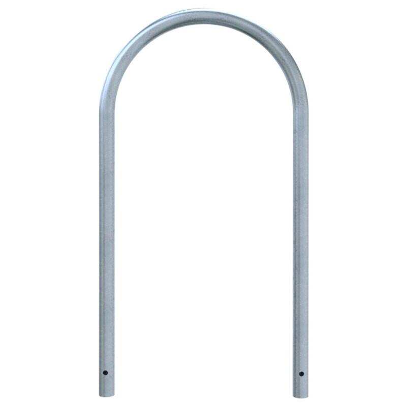 Anlehnbügel/Absperrbügel ′Rügen′ ø 48 mm aus Stahl, Höhe 800 mm
