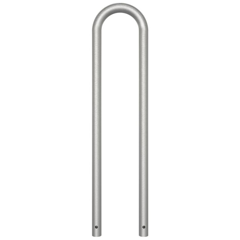 Anlehnbügel/Absperrbügel ø 48 mm aus Edelstahl, Breite 300 mm, Höhe 800 mm