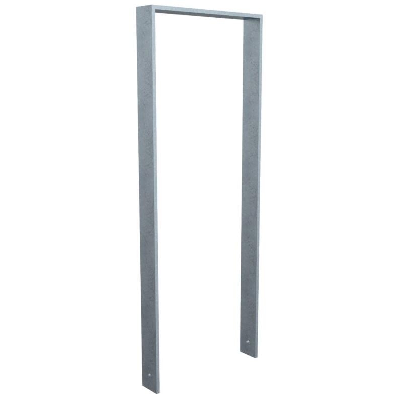 Anlehnbügel/Absperrbügel ′Apelland′ 80 x 12 mm aus Stahl, Höhe 800 mm, zum Einbetonieren