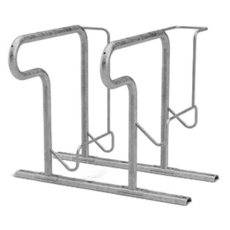 Fahrradständer ′FELIX®′, 1-4 Stellplätze, 1-4 Bügel, einseitige Radeinstellung, Radabstand 500 o.