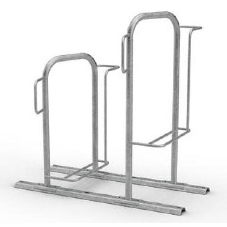 Fahrradständer ′KAPPA LIGHT®′, einseitige Radeinstellung, Radabstand 500 o. 700 mm, 1-4 Stellplätze,